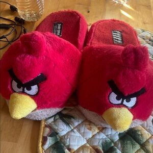 Vintage Y2K Angry Birds Slippers